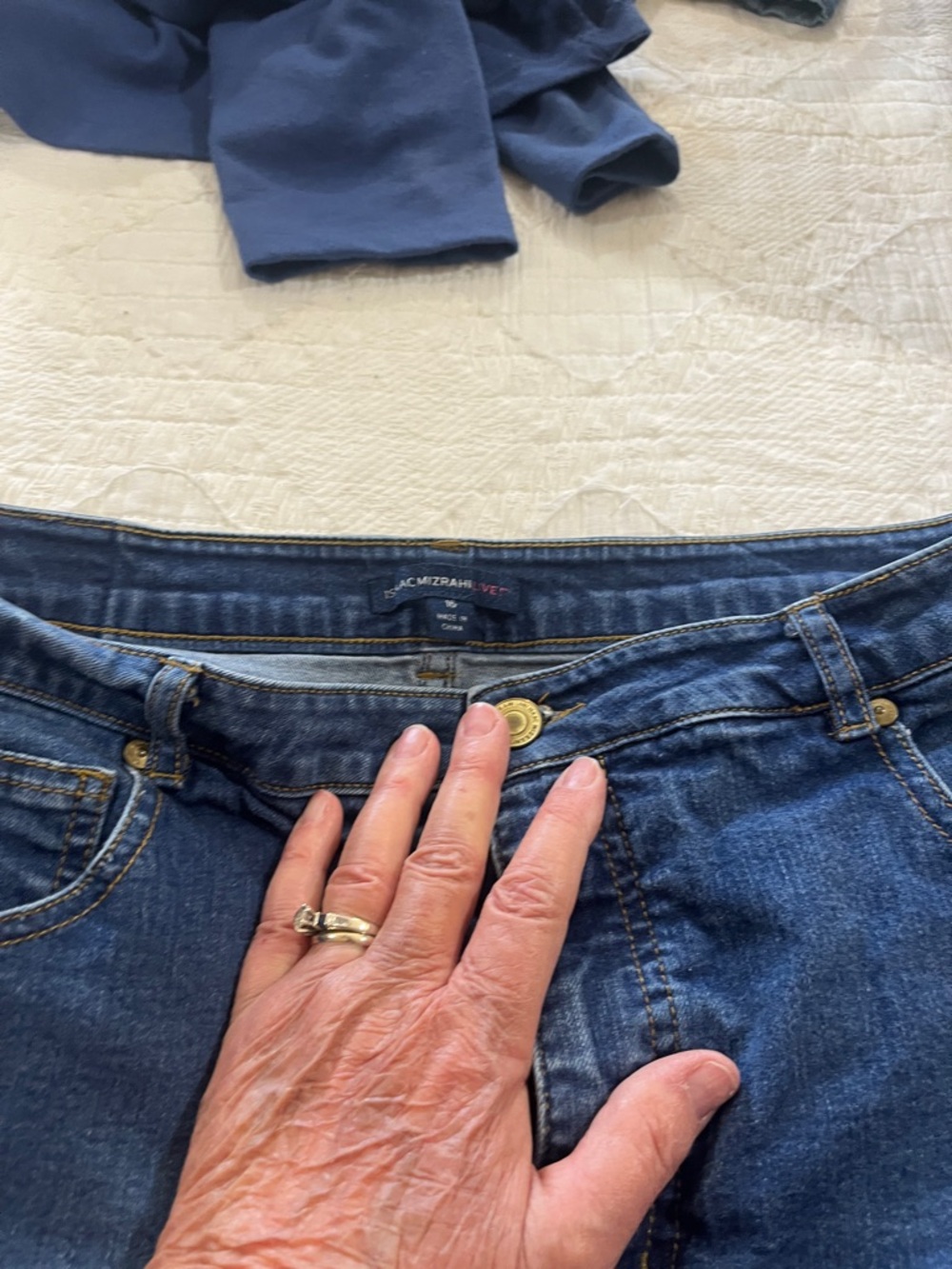 Rafaella Straight Leg Classic Blue Jeans